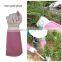 HANDLANDY ladies leather gardening gloves garden digging gloves with claws thorn proof gardening gloves