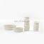 Modern Art Decoration White Black Minimalist Matte round handmade Vase