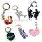 Promotion Custom Logo Cute Personalized Metal Souvenir Keychain Key Ring