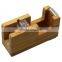 Bamboo Desktop Tape Dispenser Heavy Duty Tape Dispenser with Weighted Base Made of 100% Bamboo