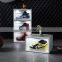 Nike acrylic clear shoe box led side open clear magnetic acrylic transparent acrylic shoe box with led lights stackable lid