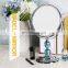 DIAMOND 360 degree Rotation 1x/2x bathroom make up mirror with non-slip base standing cosmetic mirror