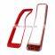 Lantsun Black/red/silver medium mesh bright frame for jeep