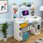 bedroom furniture computer laptop desk wooden study learning small modern simple computer table desk with shelves