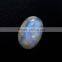 Natural Rainbow Moonstone Oval Cabochon Gemstone