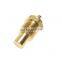 Custom ISO9001 brass hex screw with double threads