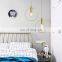 Gold Bed Room Chandelier Lamp Luxury Round Shape LED Pendant Lighting