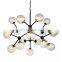 110V 240V Nordic Creative Linear Tree Branch Hanging Light Indoor For Hotel Home LED Chandelier Pendant LED Lamp