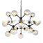 Modern Chandelier Simple Acrylic Leaf Chandelier Room Lamp Living Room Art Lamp Hanging Lights