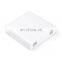 Roset 2 core Adaptor SC FO , SC fiber optic wall mounted ftth rosette wall outlet