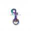 Wholesale lanyard rainbow bras trigger clip swivel lobster claw clasp snap hook for sling bag