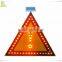 Hot Sale Aluminum LED Solar Triangle Traffic Warning Sign Board