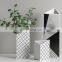 Porcelain Triangle Romantic Geometric Decorative Vases Home Cute Decorativevases Classic Black And White Stripes Vase