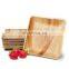 New Arrival  Unbreakable Eco Dinner Plates Wedding Rectangle Biodegradable Disposable Plates