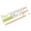 Travel Disposable Bamboo Chopsticks With Individual Paper Sleeve Chinese Twins Style