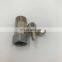 1/2 to 1/4 RO Water Filter Spare Parts Quick Connector Tee Ball Valve Faucet Tap Shut Off Ball Valve Copper Feed Water Adapter