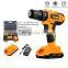 48V Cordless Impact Drill Electric Brushless Drill Variable Speed Electric Screwdrivers Set For Tile Wood Drilling Power Tools
