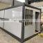 modern design ready made foldable temporary container house and mobile prefabricated house