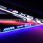 Hottest selling Car led flash moving sill plate light for X6 E71auto door step sill plate light