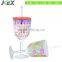 12oz Eco-Friendly Feature BPA Free double wall plastic goblet wine cup