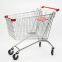 High Quality Zinc Plated Shopping European 150L Supermarket Trolley