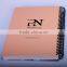 2015 promotional recycled spiral bound custom design printing notebook