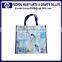 Top quality custom cotton coated pvc shopping bag