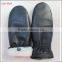 Fashion Lady Leather Mitten Gloves with fur lining
