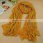 Wholesale Solid Color Cotton Linen Lace Fashion Ladies Scarf                        
                                                Quality Choice