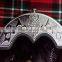 Scottish Full Dress Rabbit Sporran With Celtic Design Cantle Made Of Leather Material