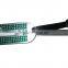 Rhinestone leather luggage tag