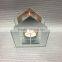 2016  hot items house shape mirror glass candle holder