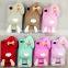 Lovely Lying Rabbit Ear Cell Phone Case 3D Cute Cartoon Mobile Phone Silicone Case For iphone 4s/4 Factory Wholesale