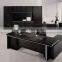 Modern popular office furniture, Black wooden executive desk,classic office desk design (SZ-OD060)