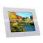 Ultrathin 8 inch HD LCD Digital Picture Photo Frame Alarm Clock MP3 MP4 Movie Player with Remote Control Black/White
