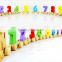 Early Education Learning Toy Children Wooden Number Train Toy Kids Craft Toy