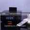 Factory Wholesale A9 Bluetooth Speaker NFC bluetooth speaker with FM and alarm clock hotel Docking station bluetooth speaker