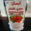 tomato paste in sachet brix 28-30%,22-24%