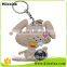 Factory Direct Selling rubber keychain keychain wholesale and custom animal keychain