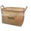 Jute Storage Bin, Eco-Friendly for Toy Storage - Storage Basket for organizing Baby Toys, Kids Toys, Baby Clothing, Books