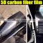 1.52*20m Glossy Black 5D Carbon Fiber Film