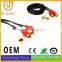 Manufacture price gold plated RCA cable with audio data transmission