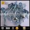 zinc coated nail/large head nail with washer/Galvanized umbrella head roofing Nails