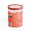 Plastic candy wrapper printing tube