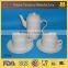 tea set for two, ceramic tea set, tea set with decal printing, new design tea set