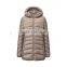 winter women high quality duck down jacket, softshell jackets ,long ultralight jackets