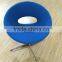 Blue Cashmere Round Chair, Oval Shaped Chair, New Style Leisure Chair H-13