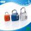 High quality blue travel suitcase padlock