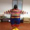 DJ-CO-123 Adult Chub Circus Clown Inflatable Blow Up Color Body Halloween Costume Jumpsuit