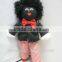 Soft Black lady Doll, stuffed plush toy,